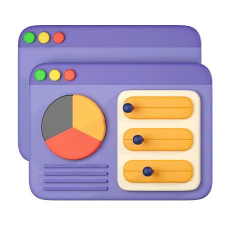 Online Analysis  3D Icon