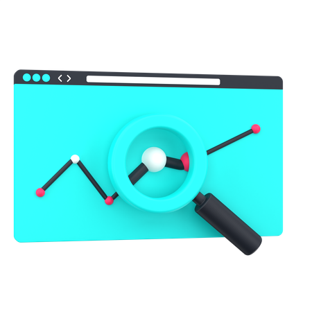 Online Analysis  3D Icon