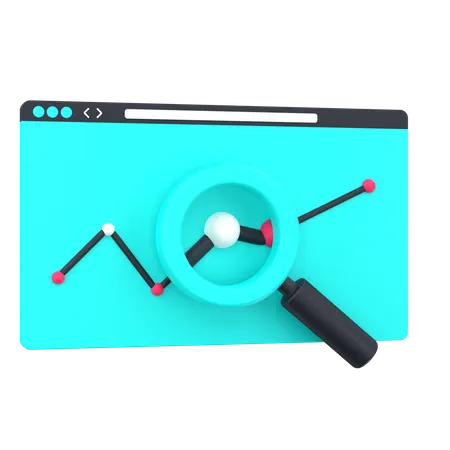 Online Analysis  3D Icon