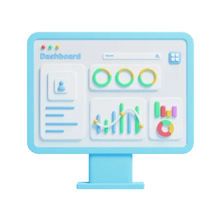 Online Analysis  3D Icon