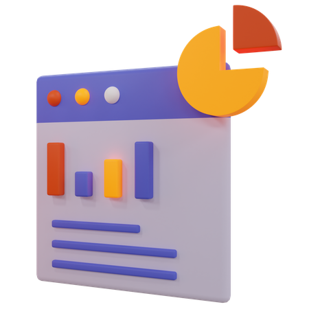 Online Analysis  3D Icon