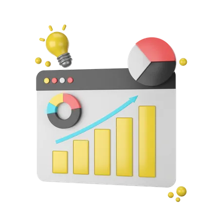 Online Analysis  3D Icon