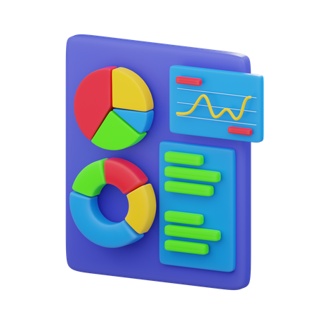 Online Analysis  3D Icon