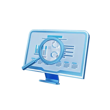 Online Analysis  3D Icon