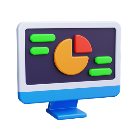 Online Analysis  3D Icon