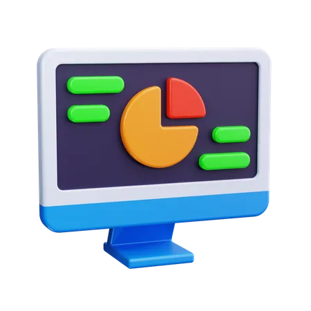 Online Analysis  3D Icon