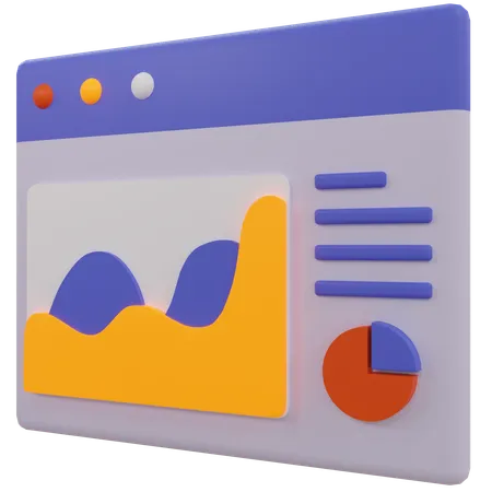 Online Analysis  3D Icon