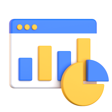 Online Analysis  3D Icon