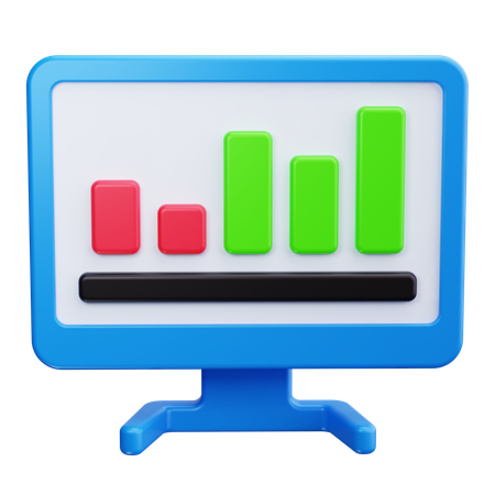 Online Analysis  3D Icon