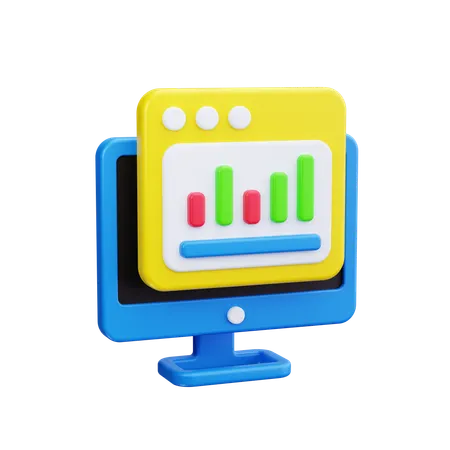 Online Analysis  3D Icon