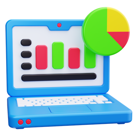 Online Analysis  3D Icon