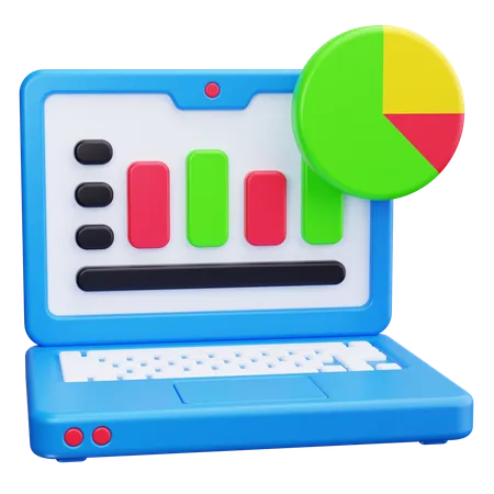 Online Analysis  3D Icon