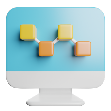 Online Analysis  3D Icon