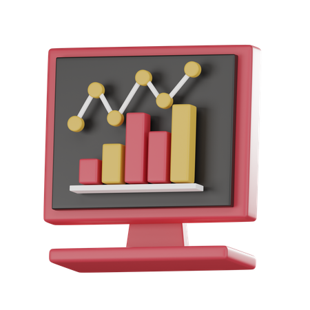 Online Analysis  3D Icon