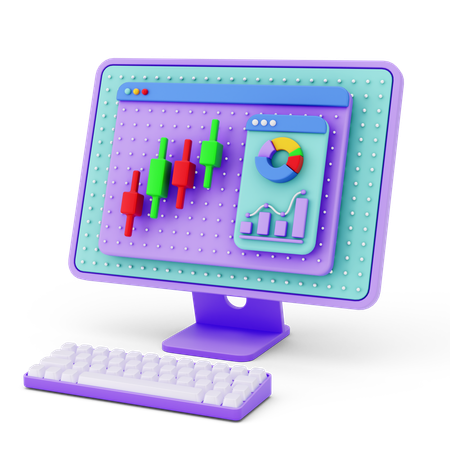 Online Analysis  3D Icon