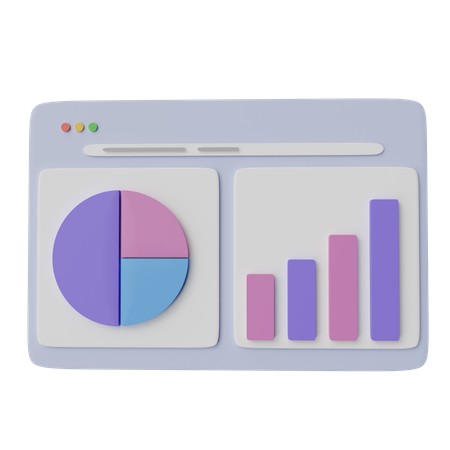 Online Analysis  3D Illustration