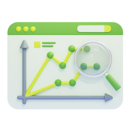 Online Analytics  3D Icon