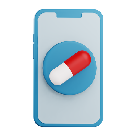 Online-Apotheke  3D Icon