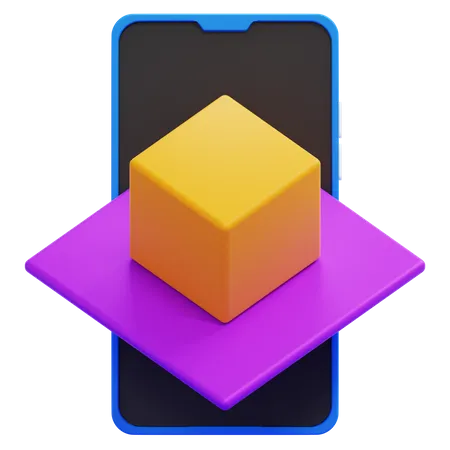 Online Ar Box  3D Icon