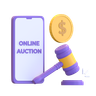 graphics of online bidding