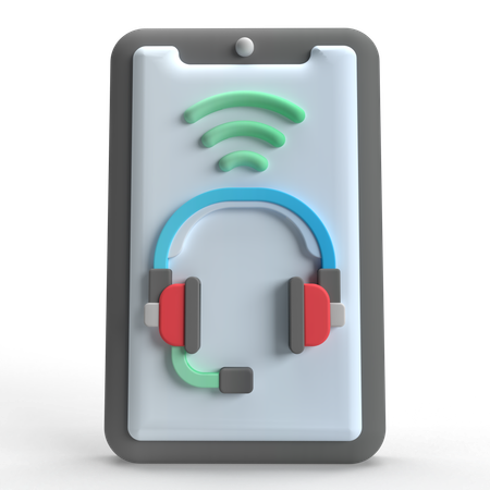 Online-Audio  3D Icon