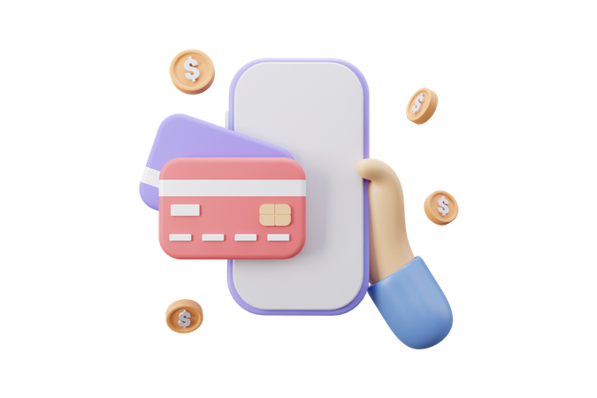 Online banking  3D Icon