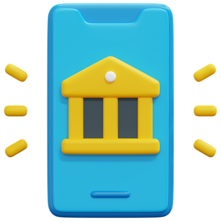 Online Banking  3D Icon