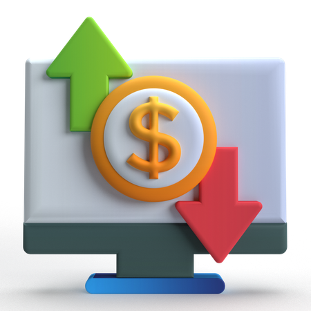 Online Banking  3D Icon