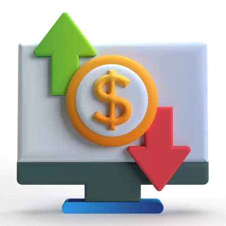 Online Banking  3D Icon