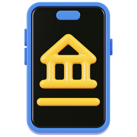 Online Banking  3D Icon