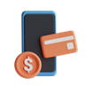 online banking 3d logo