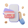 3d online banking illustration