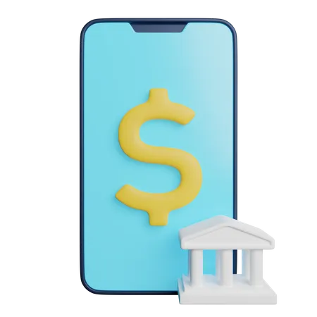 Online Banking Finance 3D Icon
