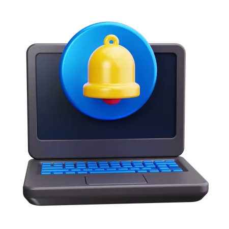 Online-Benachrichtigung  3D Icon