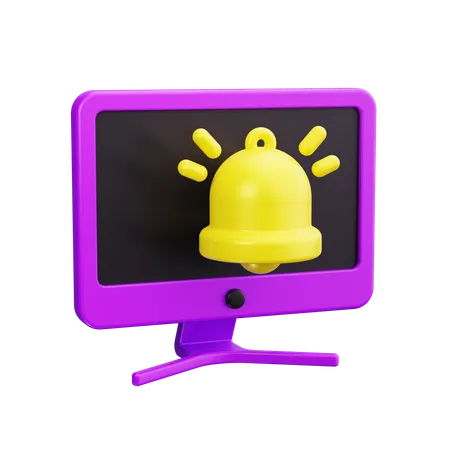 Online-Benachrichtigung  3D Icon