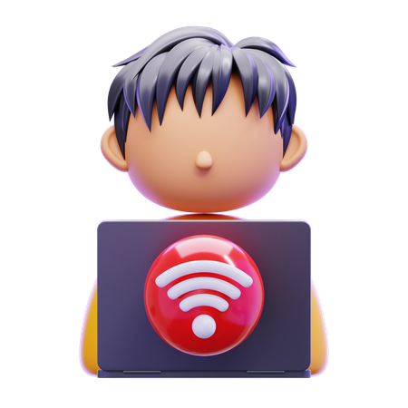 Online-Benutzer  3D Icon