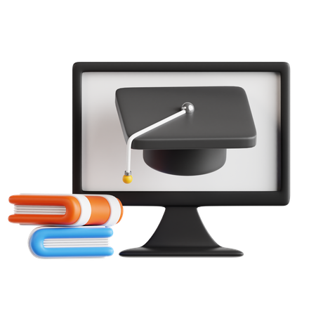 Online-Bildung  3D Icon