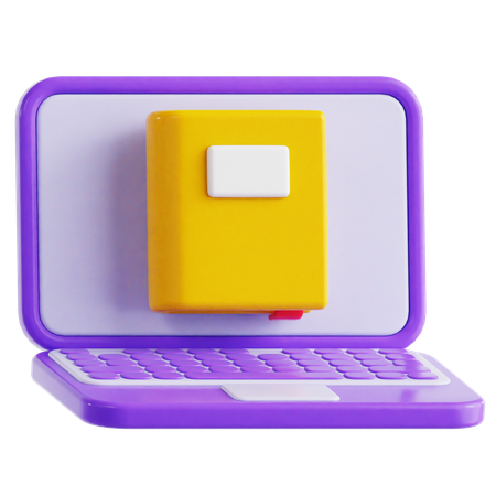 Online-Bildung  3D Icon