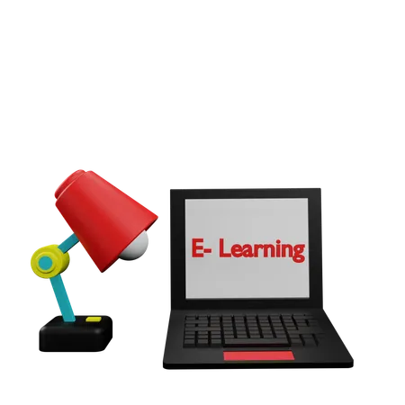 Online-Bildung  3D Icon