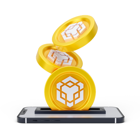 Binance on-line  3D Icon