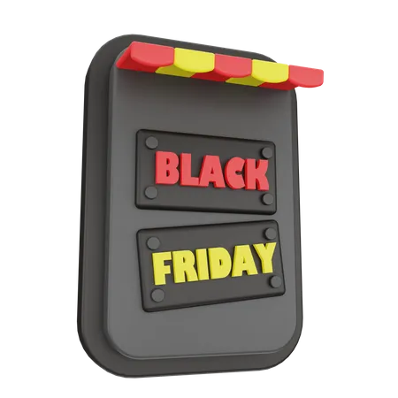 Online Black Friday Sale  3D Icon
