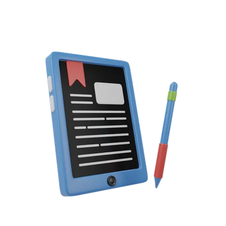 Online Book  3D Icon