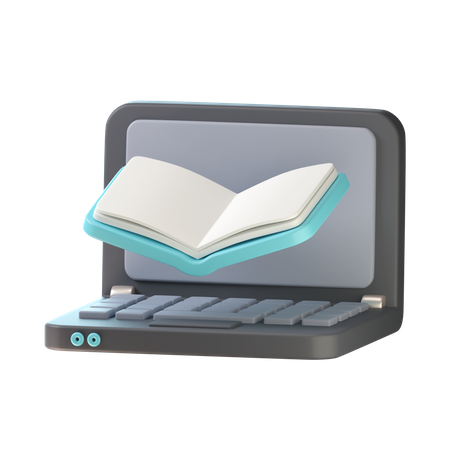 Online Book  3D Icon