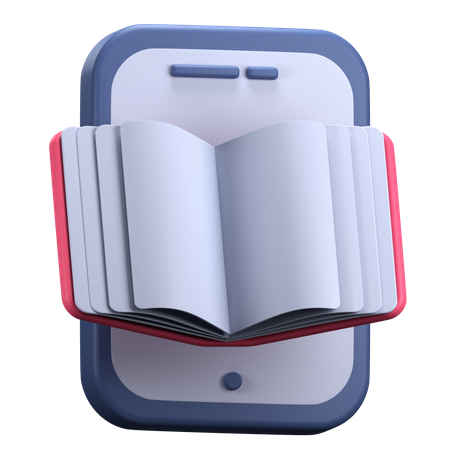 Online Book  3D Icon