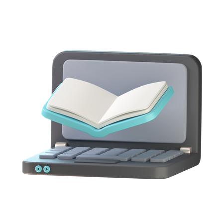 Online Book 3D Icon