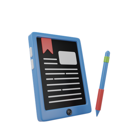 Online Book  3D Icon