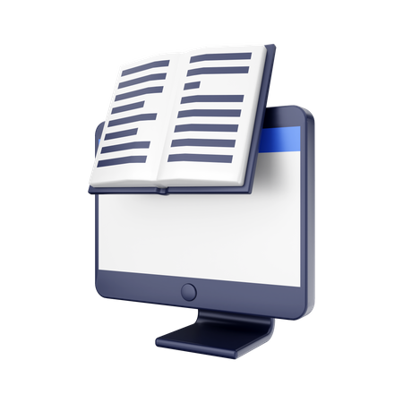 Online-Buch  3D Icon