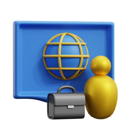 Online Business  3D Icon