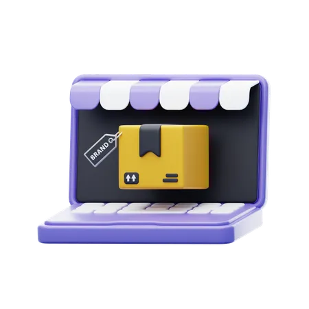 Online Business  3D Icon