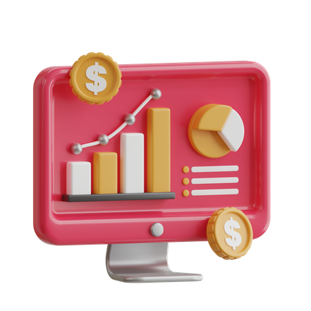 Online Business  3D Icon